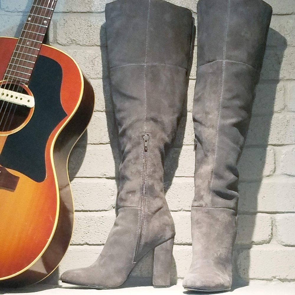 GB Ventah Suede Over the Knee Boots